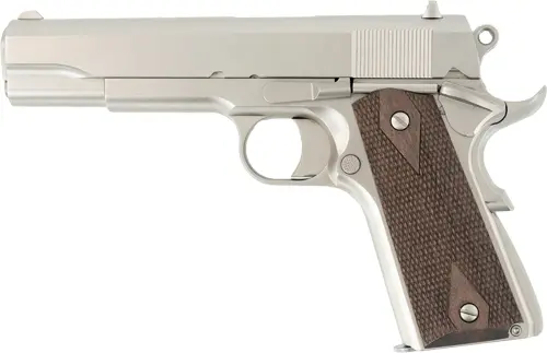 TISAS STAKEOUT 1911 38 SUPER - 5" BBL 9RD WALNUT GRIP NICKEL 2 TISAS STAKEOUT 1911 38 SUPER - 5" BBL 9RD WALNUT GRIP NICKEL - Image 2