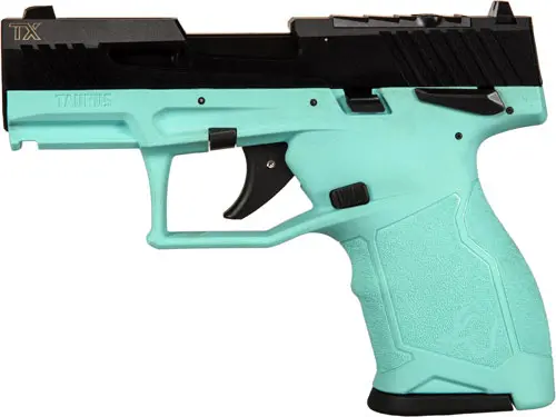 TAURUS TX-22 COMPACT 22LR 3.5" - ADJ. 13-SHOT CYAN POLYMER 2 TAURUS TX-22 COMPACT 22LR 3.5" - ADJ. 13-SHOT CYAN POLYMER - Image 2